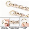 2Pcs 2 Style Zinc Alloy Purse Extender Chains FIND-CA0003-17-4