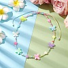 Acrylic Beaded Necklaces NJEW-JN04709-3