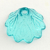 Transparent Acrylic Flower Bead Caps TACR-Q004-M01-2