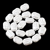 Electroplate Opaque Glass Imitation Pearl Beads Strands EGLA-H113-01A-2