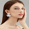 1 Pair Alloy Stud Earrings EJEW-LP0007-105P-1
