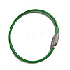 Stainless Steel Cable Wire Keychain AJEW-YWC0004-01E-1
