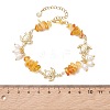 Natural Cultured Freshwater Pearl Beads Charm Bracelets BJEW-JB13767-03-3