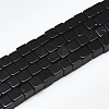 Natural Black Stone Beads Strands G-S357-G23-1