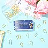 40Pcs Long-Lasting Plated Brass Ear Wire KK-SC0006-50-7