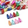 172Pcs 102G ABS Plastic Imitation Pearl Teardrop Beads MACR-FS0002-24-2