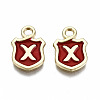 Alloy Enamel Charms ENAM-T012-03X-RS-2