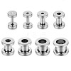 304 Stainless Steel Ear Plugs Gauges WG10FF3-91-3