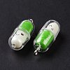 Translucent Plastic Pendants LS-X-KY-L006-29D-4