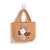 DIY Flower Pattern Handbag Embroidery Bag Kits PW-WG57886-02-1