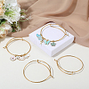 6Pcs Adjustable 304 Stainless Steel Expandable Bangle Making STAS-BBC0008-41-4