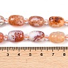Natural Fire Crackle Agate Beads Strands G-K393-G01-10x14-5