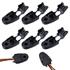 DICOSMETIC 60Pcs ABS Zipper Pull Cord Lock Cord Ends FIND-DC0004-62-1