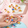 20Pcs Opaque Resin Cabochons CRES-TA0001-85-6