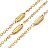Ion Plating(IP) 304 Stainless Steel Rectangle Link Chains STAS-B041-10G-1