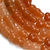 Natural Red Aventurine Beads Strands GG-CBA792A-D01-8x14mm-2