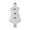 Non-Tarnish 304 Stainless Steel Connector Charms STAS-Z076-21P-1