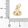 Brass Micro Pave Cubic Zirconia Charms KK-H525-02A-G-3