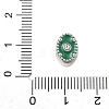304 Stainless Steel Enamel with Rhinestone European Beads STAS-Z130-07P-4