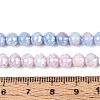 Anti-Tarnish Electroplate Glass Beads Strands X-GLAA-N056-6mm-06-2