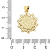 Religion Cross Brass Micro Pave Clear Cubic Zirconia Pendants CU-CBA83A6-03D-G03-3