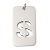 304 Stainless Steel Pendants STAS-M115-01P-S-1