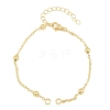 Brass Box Chain Bracelet Making KK-CBADBBF-03G-1