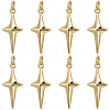 Beebeecraft 10Pcs Brass Pendants ZIRC-BBC0002-29-1