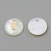 Freshwater Shell Pendants SHEL-Q010-007G-2