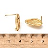 Brass Stud Earrings KK-K294-34G-2