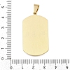 Jesus Theme 304 Stainless Steel Pendants STAS-D387-01B-G-3