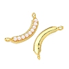 ABS Plastic Imitation Pearl Pendants KK-P348-01G-2