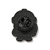 Black Alloy Brooches JEWB-M038-01B-2