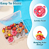 16Pcs 8 Styles Baking Paint Alloy Pendants FIND-TA0009-64-5
