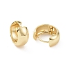 Brass Thick Hoop Earrings for Women EJEW-F303-04G-2