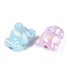 Luminous Opaque UV Plating Acrylic Beads OACR-Q204-17-3