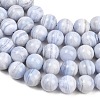 Natural Blue Lace Agate Beads Strands G-D106-A01-14mm-AB-4