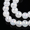 Electroplate Imitation Jade Glass Beads Strands LS-GLAA-T032-J6mm-AB01-2