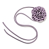 Fabric Rose Tie Choker Necklaces for Women LS-NJEW-Z022-01J-2
