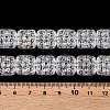 Transparent Electroplate Glass Beads Strands EGLA-N012-14-4