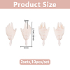 2 Sets Plastic Palm Model DIY-DC0004-35B-2