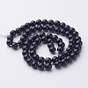 Natural Mashan Jade Round Beads Strands X-G-D263-6mm-XS32-3