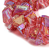 1 Strand Electroplated Natural Quartz Beads Strands G-PA0001-18B-8