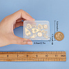 10Pcs 5 Style Brass Micro Pave Clear Cubic Zirconia Pendants FIND-SC0002-59-7