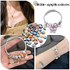 100Pcs 10 Colors Resin European Beads RPDL-PA0001-01-6