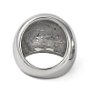 Non-Tarnish 304 Stainless Steel Ion Plating(IP) Rings RJEW-R314-06P-2