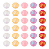 125Pcs 5 Colors ABS Plastic Beads KY-TA0001-33-2