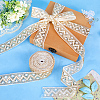 Sparkle Polyester Embroidery Ribbon OCOR-WH0070-76B-4