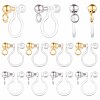 SUNNYCLUE 20Pcs 2 Colors 304 Stainless Steel Clip-on Earring Component STAS-SC0004-29-1