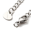 Tarnish Resistant 304 Stainless Steel Curb Chain Extender X-STAS-G310-06P-2